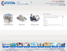 Tablet Screenshot of maquinariatomasguillen.com